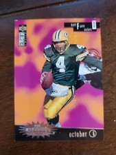 1996 Collectors Choice Brett Favre CRASH GAME SILVER OCT 6 card #CG 6