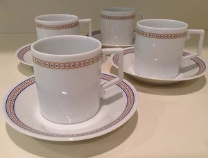 Hochst Set of 4 Cups/Saucers Made in Germany New - Picture 1 of 8