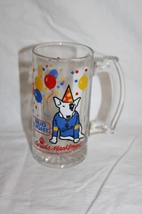 1987 Spuds Mackenzie Bud Light The Original Party Animal Glass Beer Mug ACL - Picture 1 of 7