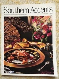 PRISTINE “SOUTHERN ACCENTS” MAGAZINE DECEMBER-JAN 1991 EXCELLENT~CONTENTS PHOTO - Picture 1 of 3
