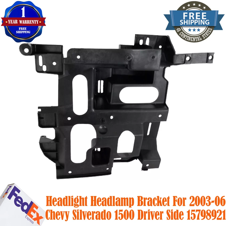 Headlight Headlamp Bracket For 2003-06 Chevy Silverado 1500 Driver Side 15798921 Foto 1 de 1