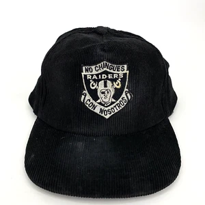 Gorra de béisbol vintage de los NFL Raiders Snapback sin chingues con Nosotros RARA LEER - Imagen 1 de 14