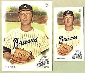 PHIL NIEKRO Braves ~ 2019 Topps A&G Shortprint Base & Mini ~ FREE SHIPPING - Picture 1 of 1