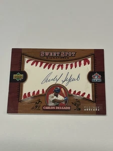 2002 Upper Deck Sweet Spot #CD Carlos Delgado Signatures #/291 - Picture 1 of 2