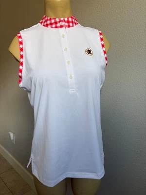 CLUB DE GOLF SEMINOLE FAIRWAY & GREENE Kendall sin mangas para mujer pequeño nuevo con etiquetas $95 Foto 1 de 4