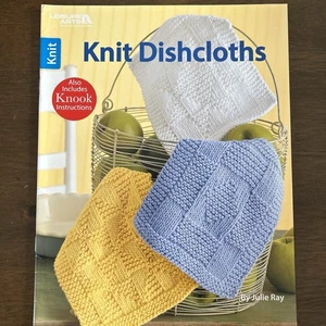 Leisure Arts Knit Quilt Block Dishcloths Easy Designs Knitting Pattern Booklet - Picture 1 of 8