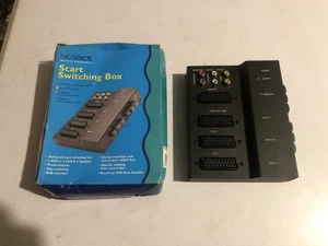 3 Way SCART Video Control Box Switch Splitter Controller RCA Phono Input Output - Picture 1 of 8
