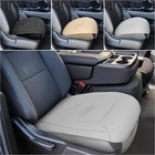 Car Seat Cover PU Leather Front Seat Cover Mat Waterproof Protector Non-slip UK