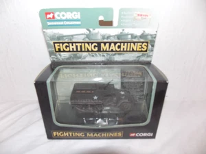 NEW Corgi Fighting Machines WWII Guadalcanal USMC Marines M3A1 Halftrack Boxed - Picture 1 of 5