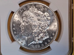 1882-S Morgan Silver Dollar NCG Mint State 62 - Picture 1 of 4