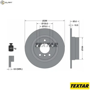 2x BRAKE DISC 92133103 FOR BMW N46 B20 CB 2.0L 4cyl 3 SERIES N46B20CB/B/C 2.0L - Picture 1 of 9