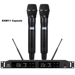 ULXD24D Wireless Microphone System KSM11 Capsule Handheld Dual Channel AD2 - Picture 1 of 3