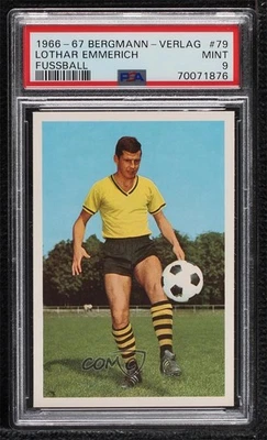 1966-67 Bergmann-Verlag imagen de colección Lothar Emmerich #79 PSA 9 COMO NUEVO Foto 1 de 2