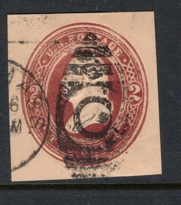 US Scott U279 Used - Cut Square -CV 2.10$ - Image 1 of 2