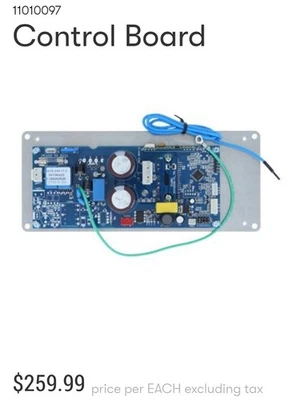 New OEM Zephyr Part# 11010097 Control Board For Ventilation/Exhaust Range Hood. - Image 1 of 3