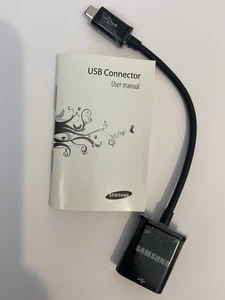 Samsung Micro USB to USB Connector Adapter ET-R205UBEGSTD Original Brand New - Picture 1 of 4