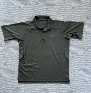 5.11 Tactical Polyester Polo - Green - Large - Picture 1 of 5