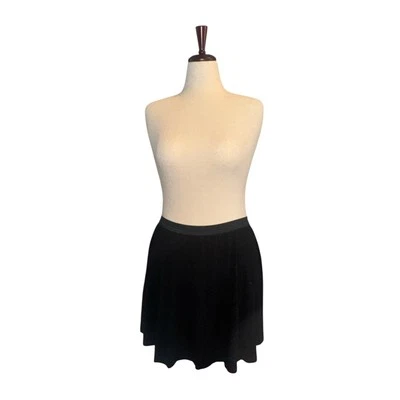 ASOS Black stretchy skater style skirt sz 14 - Image 1 of 4