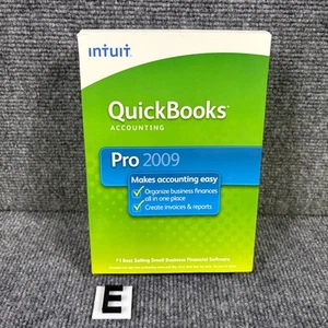 New Intuit Quickbooks Accounting Desktop Pro 2009 for PC Window XP SEALED - Picture 1 of 6