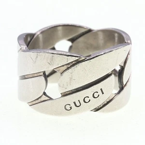 Anillo Gucci usado en plata de ley (925), talla 17. Kihei Hombre JAPÓN - Imagen 1 de 8
