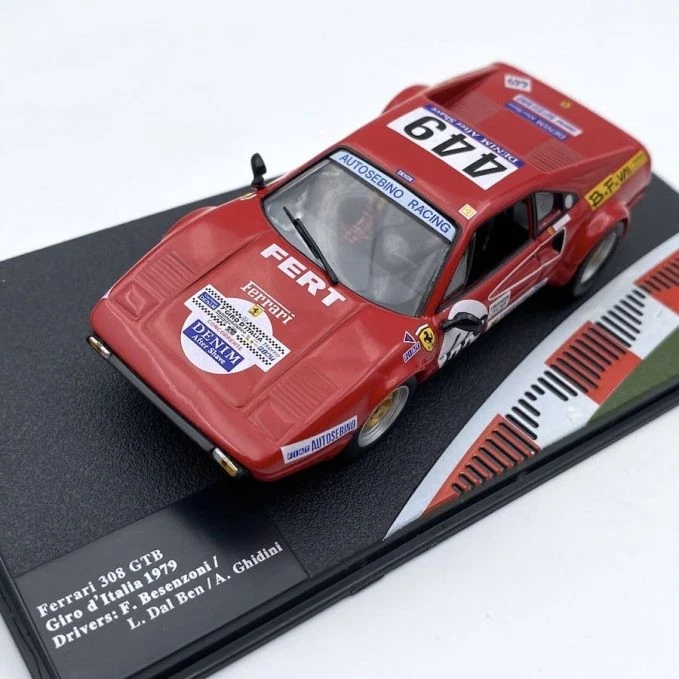 Modellino auto Atlas Edicola 1/43 Ferrari 308 GTB Giro d'Italia 1979 #449 Bes... - Immagine 1 di 4
