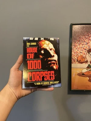 House of 1000 Corpses DVD 2003 Tri-Fold Case Rare Rob Zombie - Image 1 of 3