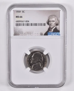 MS66 1959 Jefferson Nickel NGC Special Label *2648 - Picture 1 of 7