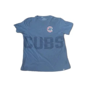 Cubs Tee Chicago MLB 47 Tee shirt Cubs Logo Blue Men's Large  T-shirt Blue Mens  - Picture 1 of 4