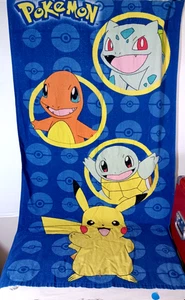 Pokemon Beach Towel Nintendo 2016 51" x 28" - Picture 1 of 4