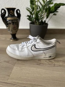 Nike Air Force 1, Gr. 49.5, Weiß/Schwarz/Weiß - Bild 1 von 11