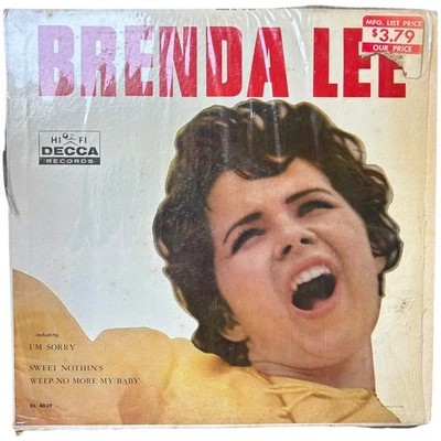 Brenda Lee - Brenda Lee (VG/VG) Self-Titled 1960 Mono LP Decca DL-4039 - Image 1 of 4