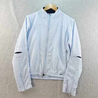 Nike Sphere Dry Mujer M Chaqueta Cremallera Completa Atlética Azul Ligero Prenda para el torso para Correr Foto 1 de 4