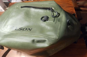 Filson zaino borsa a tracolla asciutta - verde - usato sommerso impermeabile cerniera discont - Foto 1 di 9
