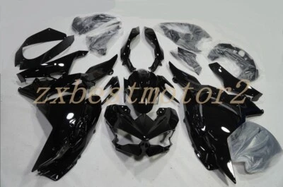 Kit de carenado de inyección negro brillante para carrocería ABS Kawasaki Ninja 500 2024-2025 Foto 1 de 2