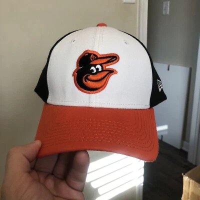 Sombrero Baltimore Oriole New Era Panel Blanco Ala Naranja Espalda Negra Foto 1 de 2