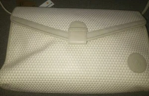 Vtg 1983 Liz Claiborne Signature Crossbody Medium Off-white/Beige - Picture 1 of 11