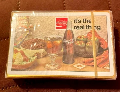 5670~Vintage COCA-COLA Playing Cards "It's The Real Thing" Made In USA** - Image 1 of 4