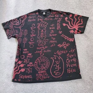 Vintage Hellboy Shirt Herren Extra Large Schwarz Film Comics Dark Horse All Over  - Bild 1 von 13