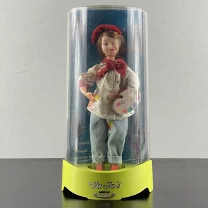 Vtg 1965 Topper Toys Go Go's Private Brenda Brush Artist 6" Bendy Doll Orig Case - Picture 1 of 12