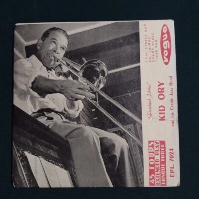 Kid Ory And His Creole Jazz Band – Dixieland Jubilee (Vinyl 7" EP 1955) Vogue 45 - Image 1 of 4