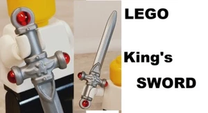 New LEGO Jeweled Sword Mid Evil Times Bird RED Royal Jewels Knight King Pointed - Picture 1 of 1