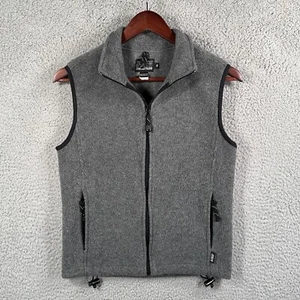 J Crew JCMG Multiglisse Vintage Sherpa Full Zip Vest Mens XS Gray USA Outdoors - Picture 1 of 7