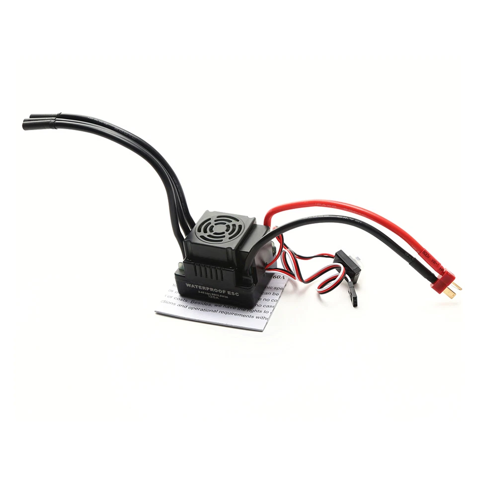 120A Brushless ESC Electronic Speed Controller T Plug Fr 1/8 RC Car Truck V6I3 - Image 1 of 4