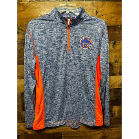 Russell Men's 1/4 Zip Boise State Broncos Jacket Size Large (42/44) Cover