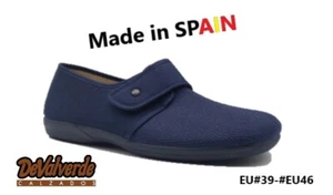 Mens Slipper By DeValverde Style 3165 - Marino - Picture 1 of 6