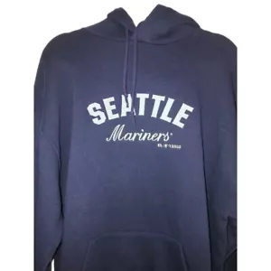 Seattle Mariners besticktes Kapuzensweatshirt Herren Gr. XL blau MLB Baseball - Bild 1 von 11