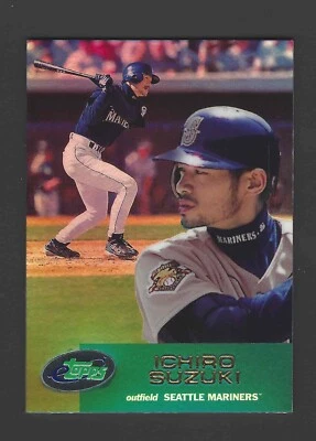 2001 eTopps #100 ICHIRO SUZUKI Raw - Seattle Mariners - RY - Image 1 of 2