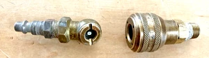 Gas / Air pneumatic tank fittings. Solid Brass, Used, MADE IN THE USA!! - Picture 1 of 2