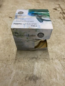 CARAVAN / MOTORHOME / BOAT / CAMPING 2 LITRE ALUMINIUM KETTLE WITH WHISTLE  - Picture 1 of 3