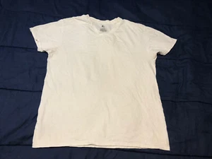 Camiseta de algodón blanca STARTER para hombre - Dri-Star - cuello en V - talla M (36-40) - Imagen 1 de 3